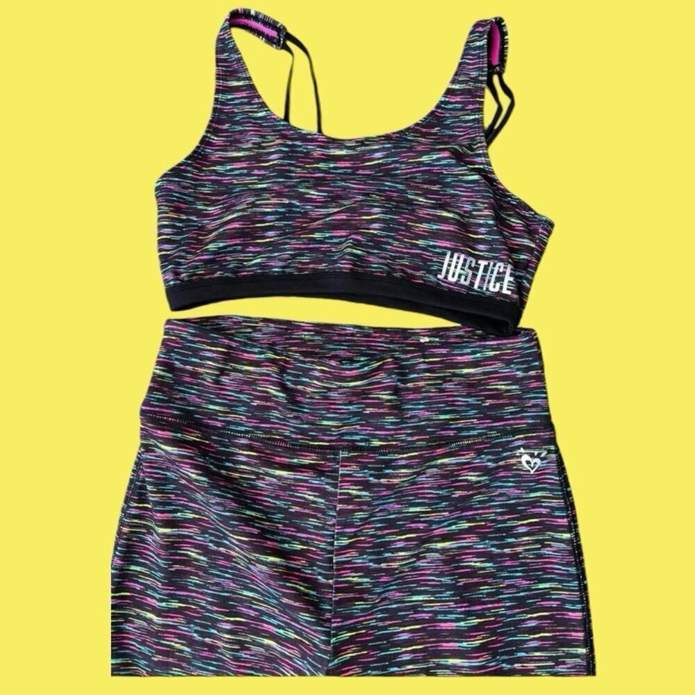 Justice youth 18/20, Leggings & Sports Bra Set